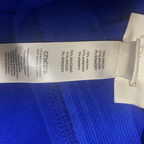 Chico’s Royal Blue Ankle Pants - Picture 5 of 6